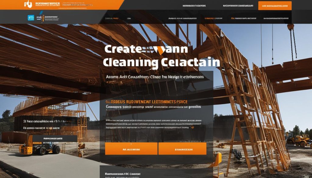 construction cleaning website