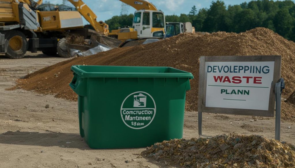 construction site waste management plan